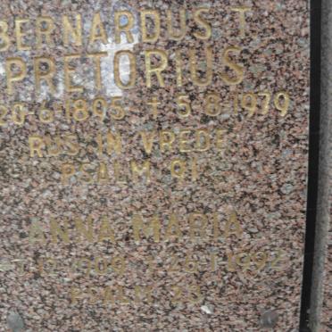 PRETORIUS Bernardus T. 1895-1979 &amp; Anna Maria 1909-1992