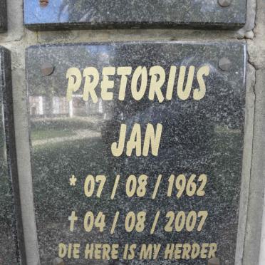 PRETORIUS Jan 1962-2007