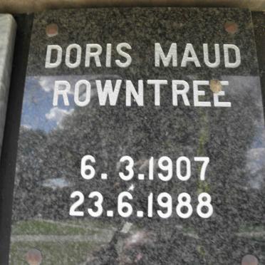 ROWNTREE Doris Maud 1907-1988