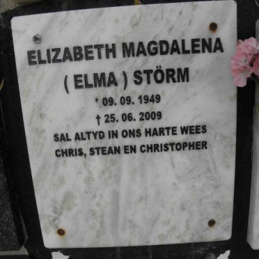 STORM Elizabeth Magdalena 1949-2009
