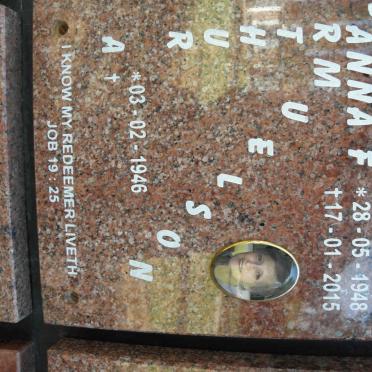SAMUELSON Arthur A. 1946- &amp; Anna F. 1948-2015