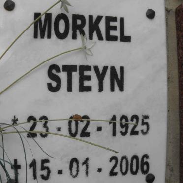 STEYN Morkel 1925-2006