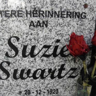 SWARTZ Suzie 1923-2012