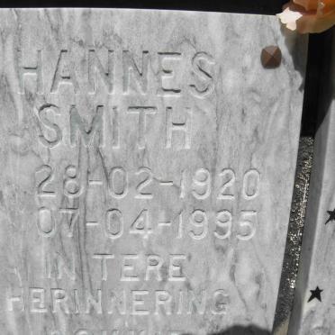 SMITH Hannes 1920-1995