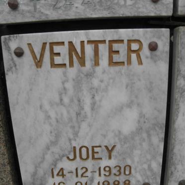 VENTER Joey 1930-1988