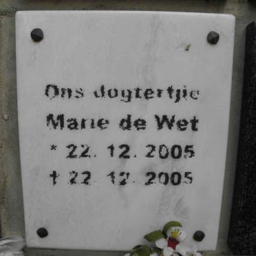 WET Marie, de 2005-2005