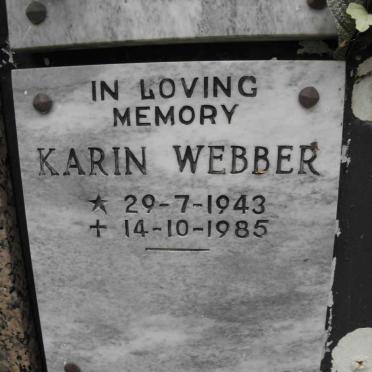 WEBBER Karin 1943-1985