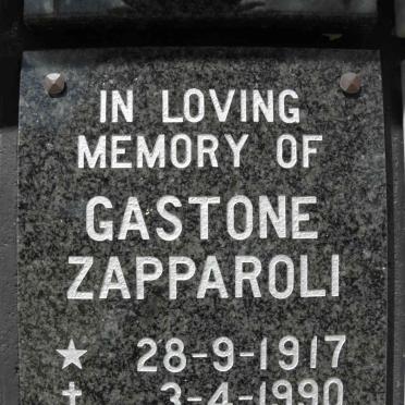 ZAPPAROLI Gastone 1917-1990