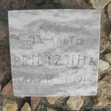 PRIETZSIHK Elisabeth -1914