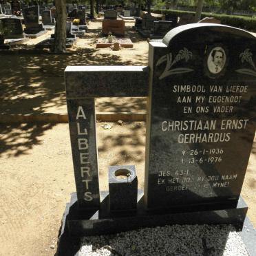 ALBERTS Christiaan Ernst Gerhardus 1936-1976