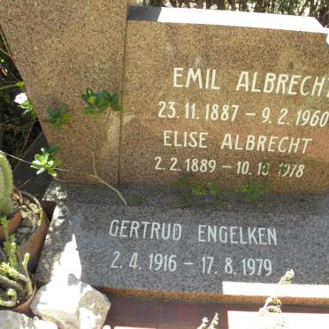ALBRECHT Emil 1887-1960 &amp; Elise 1889-1978 :: ENGELKEN Gertrud 1916-1979