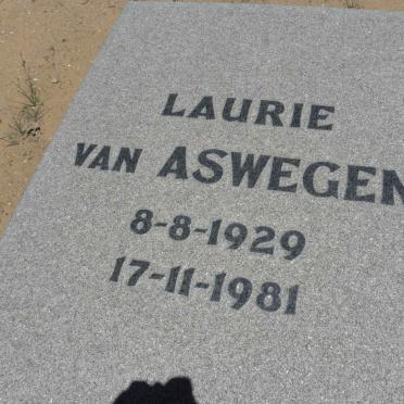ASWEGEN Laurie, van 1929-1981