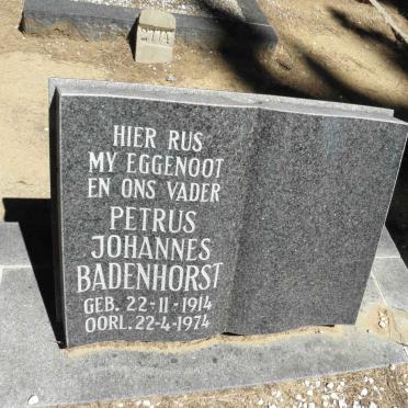 BADENHORST Petrus Johannes 1914-1974