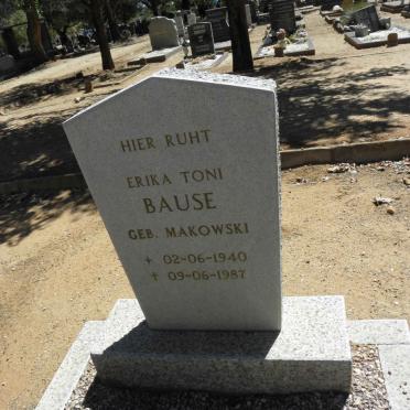 BAUSE Erika Toni nee MAKOWSKI 1940-1987