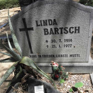 BARTSCH Linda 1914-1977 :: BARTSCH Hans Otto 1936-2008