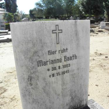 BAATH Marianne 1903-1947