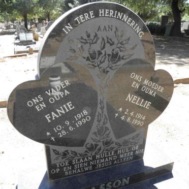 BASSON Fanie 1918-1990 &amp; Nellie 1914-1990