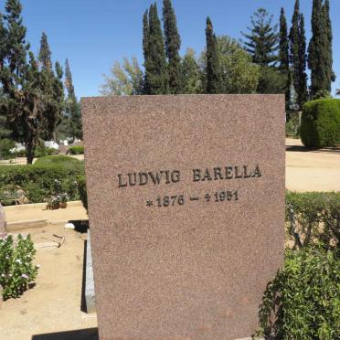 BARELLA Ludwig 1876-1951