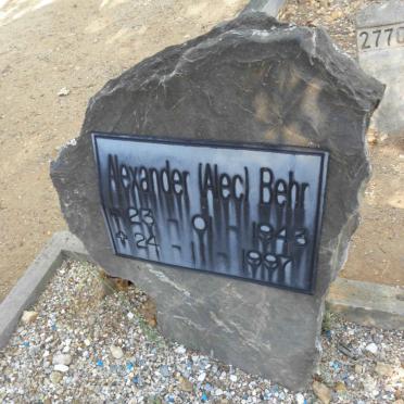 BEHR Alexander 1943-1997