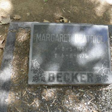 BECKER Margaret Beatrice 1899-1975