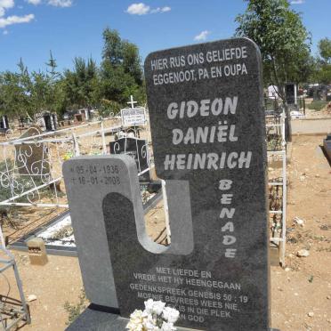 BENADE Gideon Daniël Heinrich 1936-2008