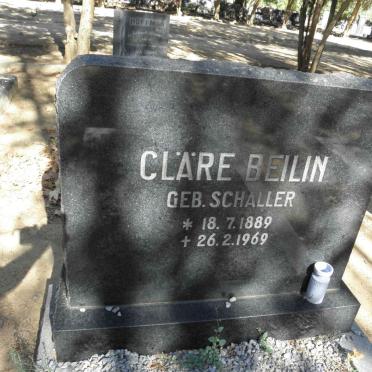BEILIN Cläre nee SCHALLER 1889-1969