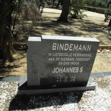 BINDEMANN Johannes S. 1916-1976