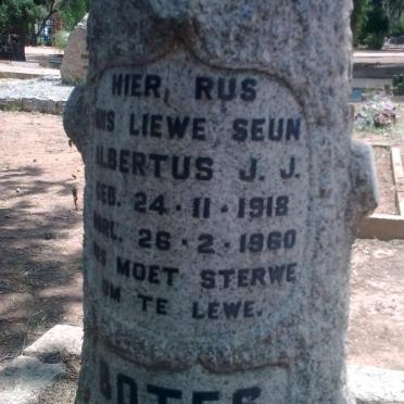 BOTES Albertus J.J. 1918-1960