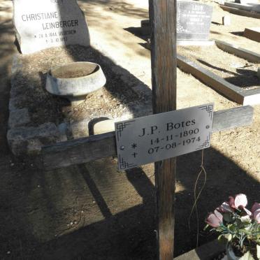BOTES J.P. 1890-1974