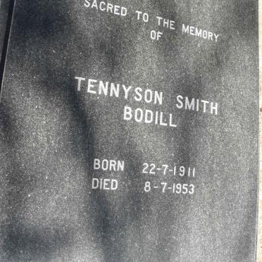 BODILL Tennyson Smith 1911-1953