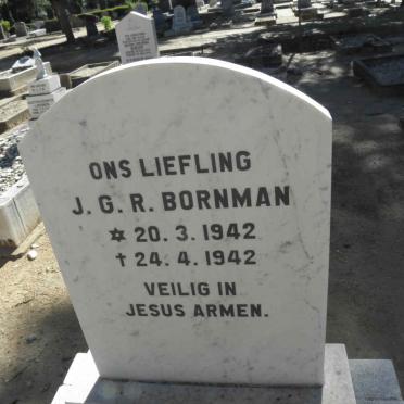 BORNMAN J.G.R. 1942-1942