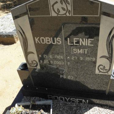 BOOYSEN Kobus 1926-2003 &amp; Lenie SMIT 1928-
