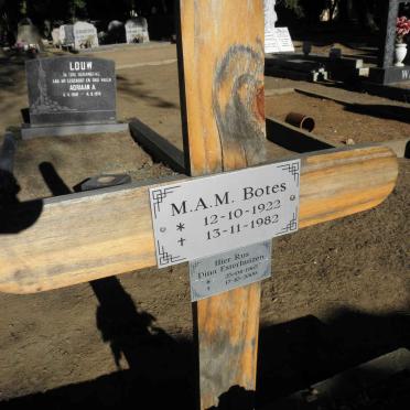 BOTES M.A.M. 1922-1982 :: ESTERHUIZEN Dina 1965-2009