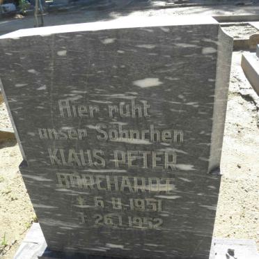 BORCHARDT Klaus Peter 1951-1952