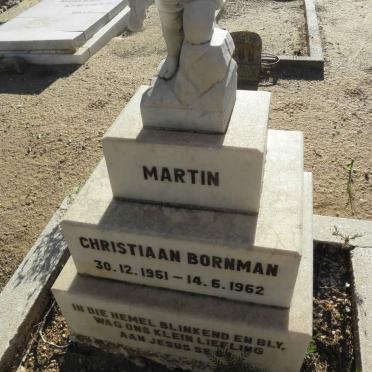BORNMAN Martin Christiaan 1961-1962