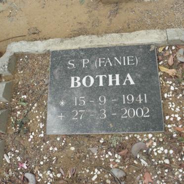 BOTHA S.P. 1941-2002