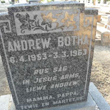 BOTHA Andrew 1953-1963