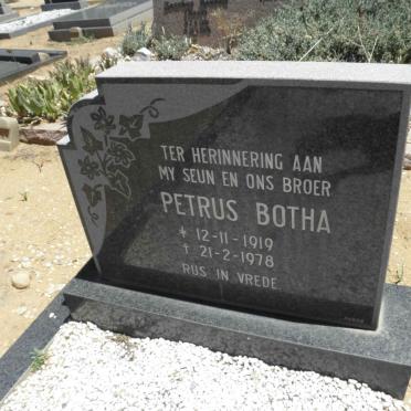 BOTHA Petrus 1919-1978