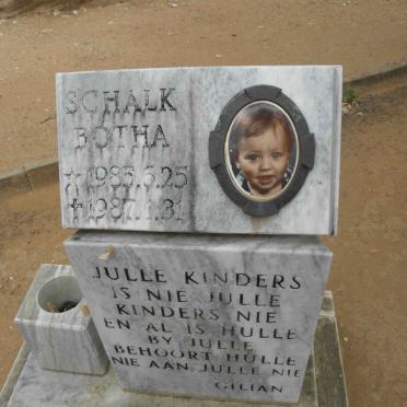 BOTHA Schalk 1985-1987
