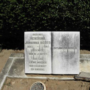 BOTES Hendrina Johanna 1883-1941