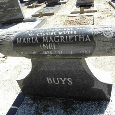 BUYS Maria Magrietha nee NEL 1936-1983