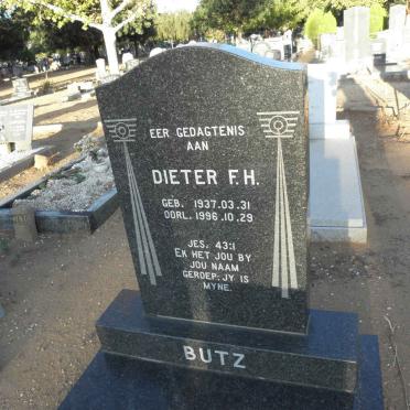 BUTZ Dieter F.H. 1937-1996