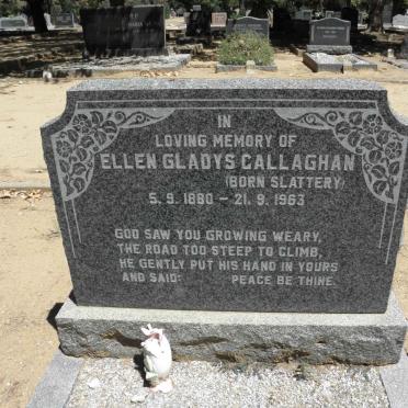 CALLAGHAN Ellen Gladys nee SLATTERY 1880-1963