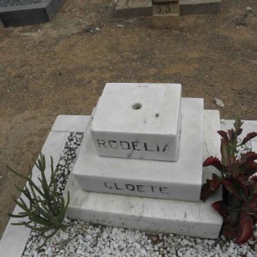 CLOETE Rodelia