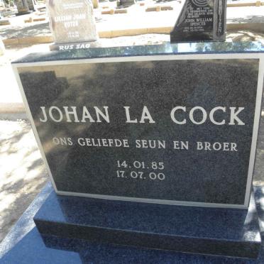 COCK Johan, la 1985-2000