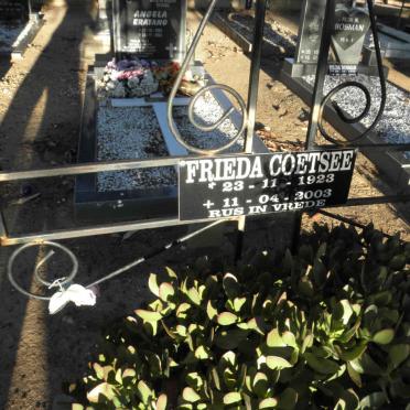 COETSEE Frieda 1923-2003
