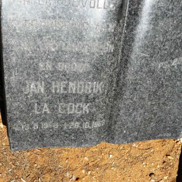 COCK Jan Hendrik, la 19?8-1968