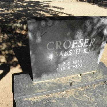 CROESER H.K. 1914-1992