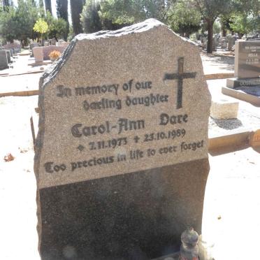 DARE Carol-Ann 1973-1989