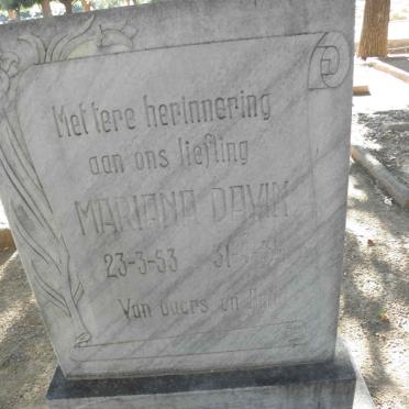 DAVIN Mariana 1953-1954